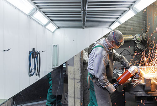 Facility - Balsting, Welding and Painting