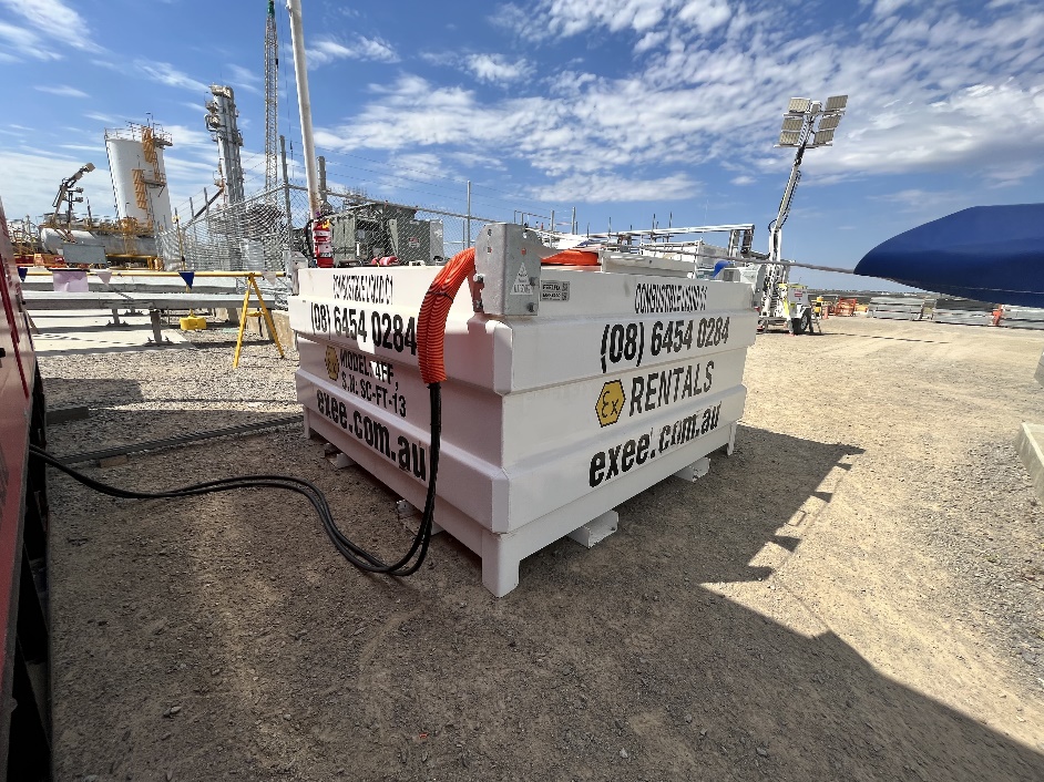 Ex Rentals Equipment in yard