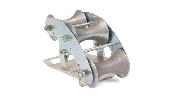 Pivoting Cable Bend Roller