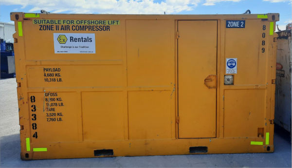 Zone 2 Containerised 875CFM Compressor